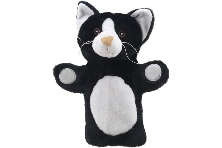 Eco Puppet Buddies - Cat (Black and White) 