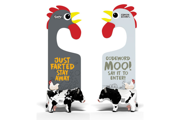 Eugy Door Hanger - Holstein Friesian Cow