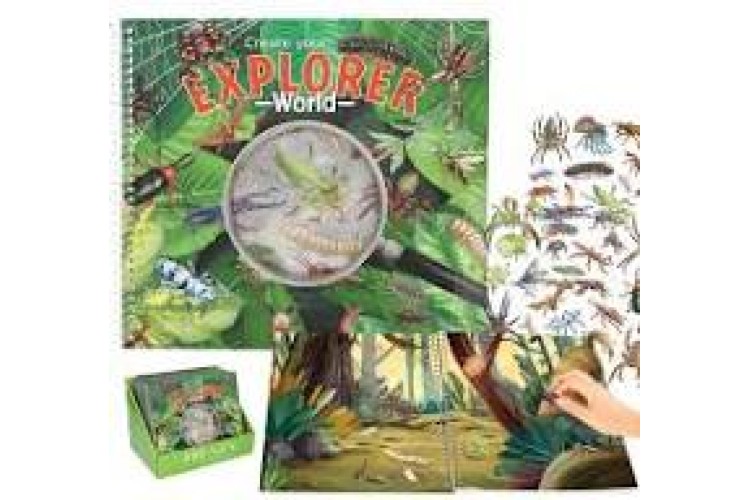 Create your Explorer Stickerworld With Relief Stickers 13599