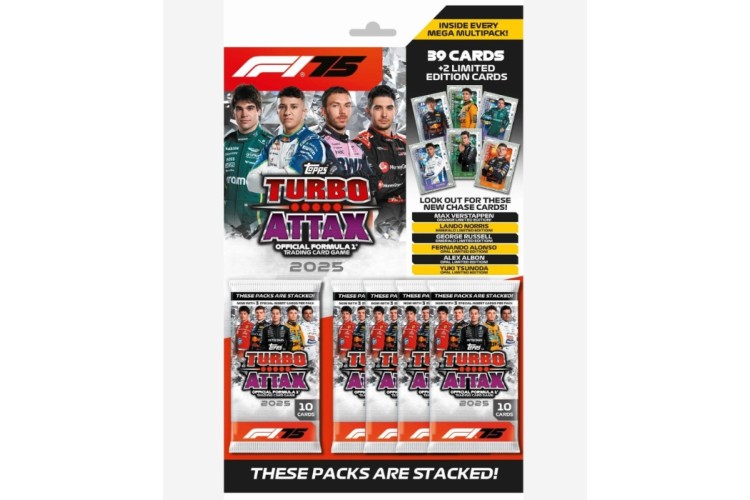 F1 Turbo Attax 2025  Trading Card Game - Multipacks