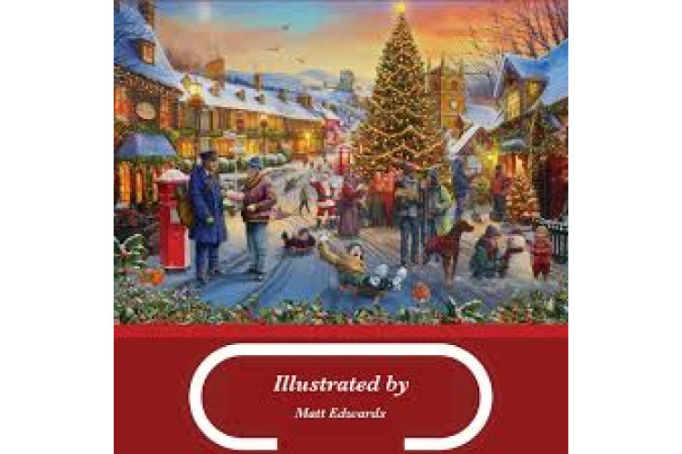 Falcon Christmas Cheer – 1000 Piece Adults Jigsaw Puzzle - Festive Activity