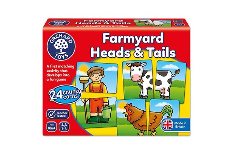 FARMYARD HEADS & TAILS ORCHARD TOYS