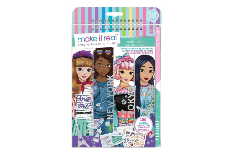 Make it real Fashion Design Sketchbook: City Style