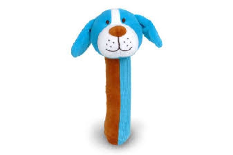 Fiesta Crafts Dog Sensory Rattle - Squeakaboo 