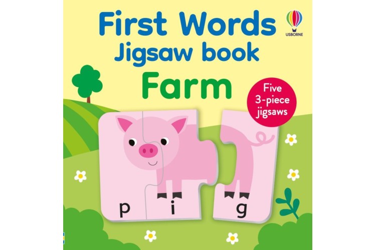 First Words Jigsaw Book: Farm