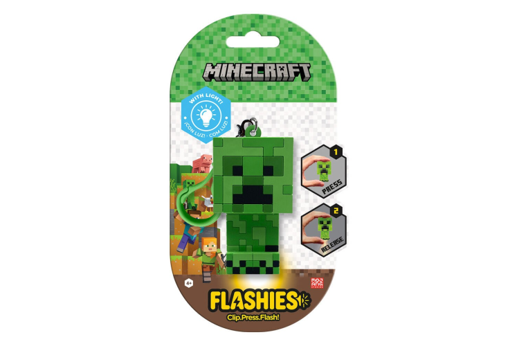 Flashies 3D keychain with Light - MINECRAFT