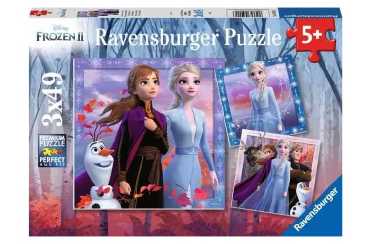 Frozen 2  Jigsaw Puzzle 3x49pc