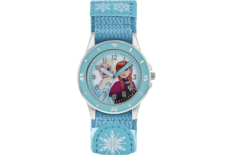 Frozen Fabric Strap Time Teacher Watch