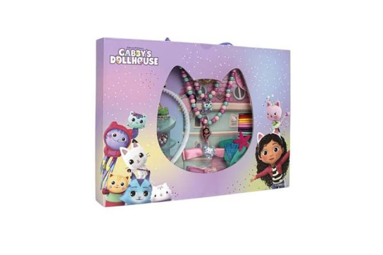 Gabby's Dollhouse Kids Hair Accessories and Jewellery Set