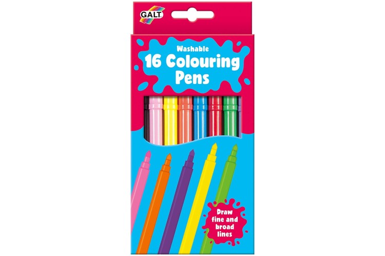 Galt 16 COLOURING PENS WASHABLE