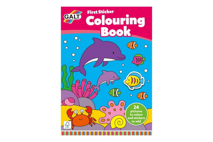 Galt First Sticker Colouring Book