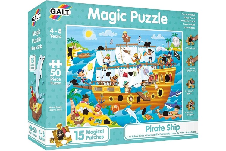 GALT Pirate Ship Magic Puzzle 50PC