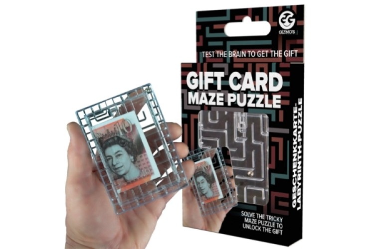 Gift Card Maze Puzzle