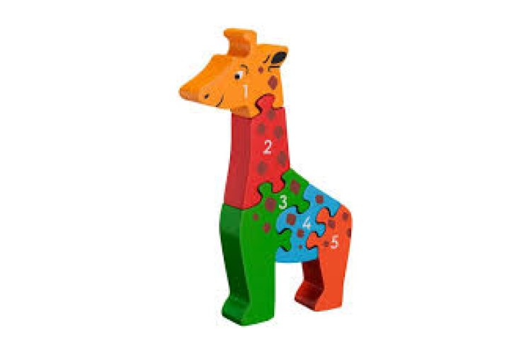 Giraffe 1-5 jigsaw By Lanka Kade 