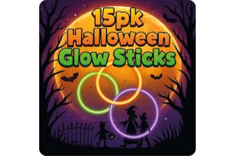 Halloween Glow Sticks 15pk