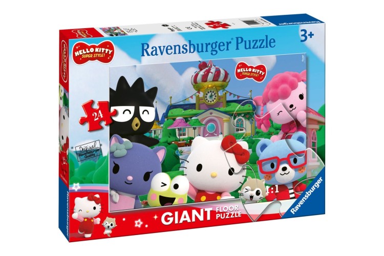 Hello Kitty Super Style Giant Floor Puzzle, 24pc