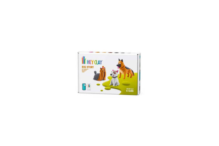Hey Clay 6 Can Set - Dog Story