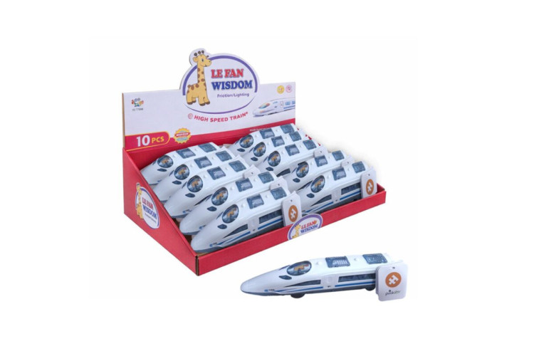 High Speed Train Pull Back Light & Sound Action Toy