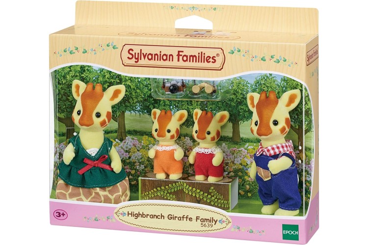 Sylvanian Families Highbranch Giraffe Family 