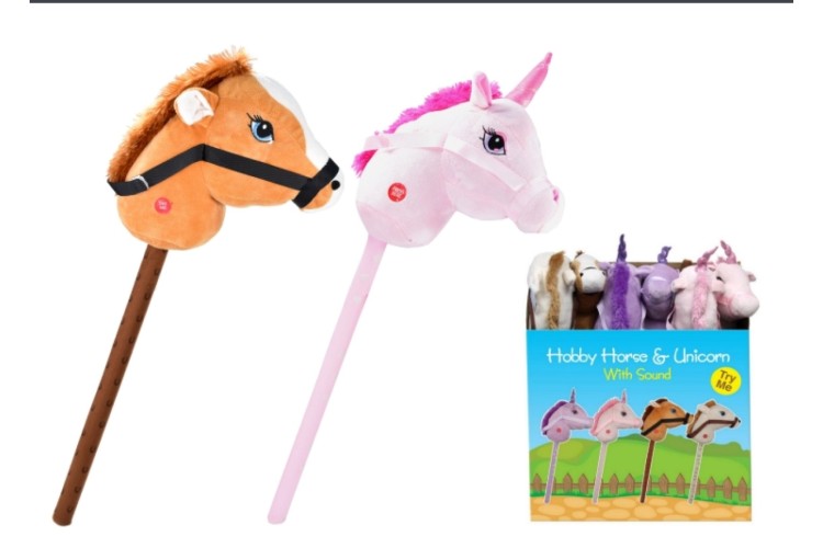 Hobby Horse with Galloping Neighing Sounds