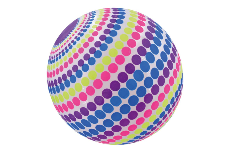 Hot Colour Dot Footballs 9
