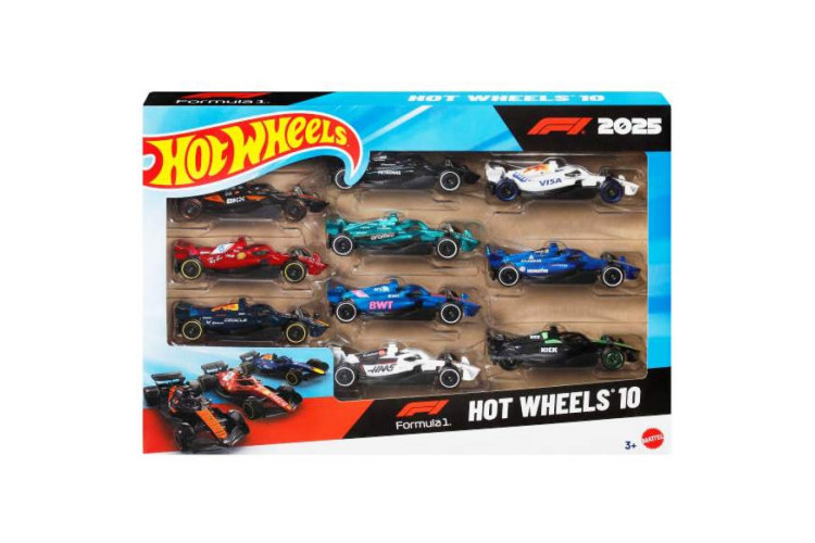 Hot Wheels (JMM24) Formula 1 10-pack