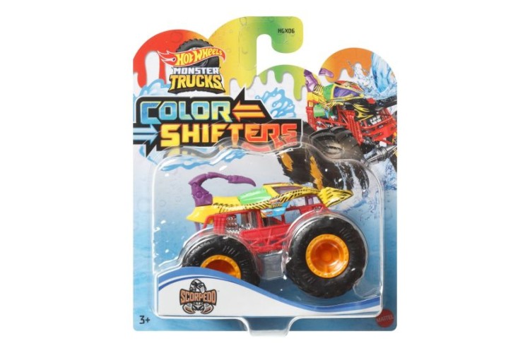 Hot Wheels Monster Trucks 1:64 Colour Shifters Assortment