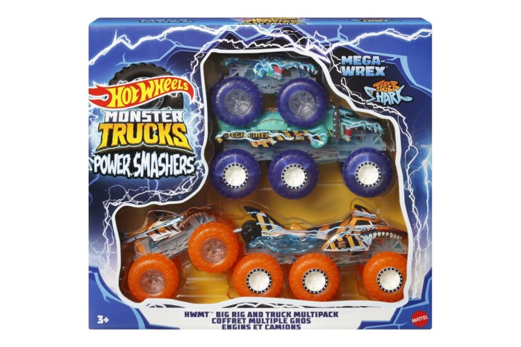 Hot Wheels MT 1:64 Power Smashers & Big Rigs