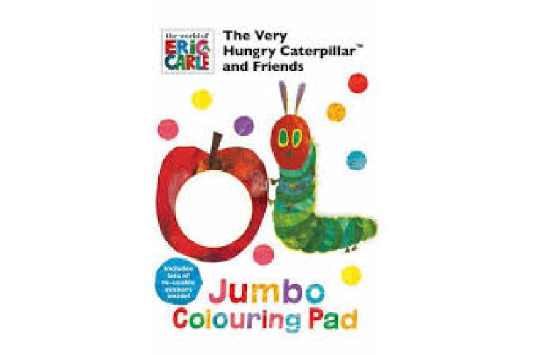 HUNGRY CATERPILLAR JUMBO COLOURING PAD