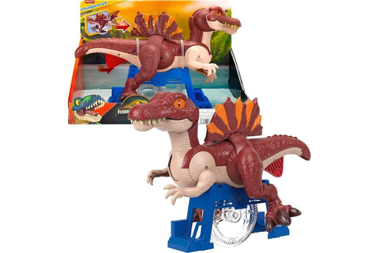 Imaginext Jurassic World Rebirth Dinosaur Sprinting Spinosaurus 