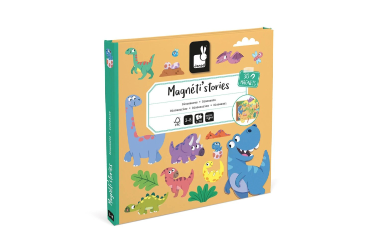 Janod -  Magneti'stories Dinosaurs