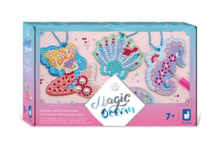 Janod - Magic Ocean - 3 Diamond Key Rings