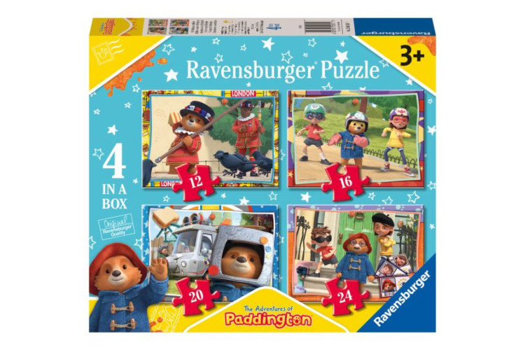 Paddington Bear 4 in a Box Jigsaw Puzzle