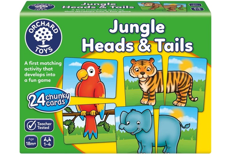 JUNGLE HEADS & TAILS ORCHARD TOYS