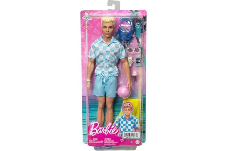 Barbie KEN The Movie Beach Doll 