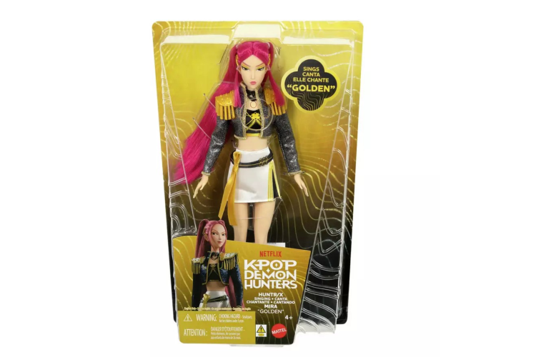 KPop Demon Hunters Mira Golden Singing Doll
