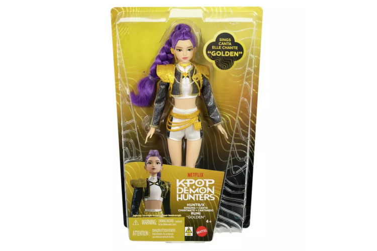 KPop Demon Hunters Rumi Golden Singing Doll