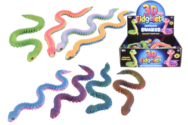 KTL 3d 30cm Snakes (8 Assorted)