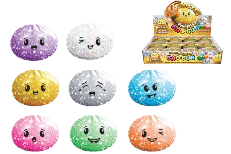 KTL Glitter Sugar Maltose Mini Bao Buns In Dumpling Case 5.5cm 1