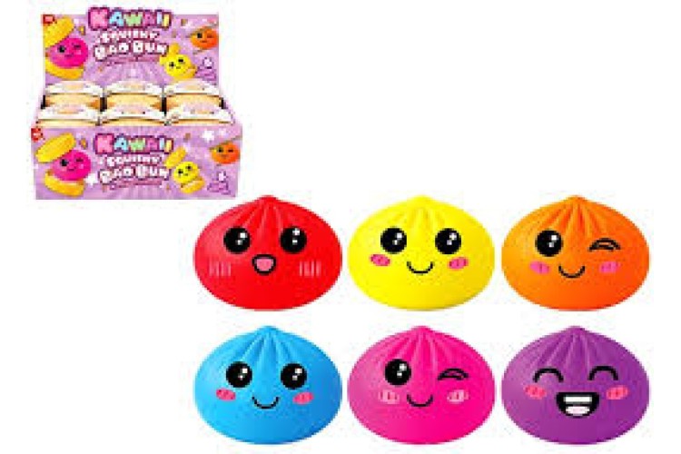 Bao Bun 5.5cm Maltose Neon Squishy in Basket