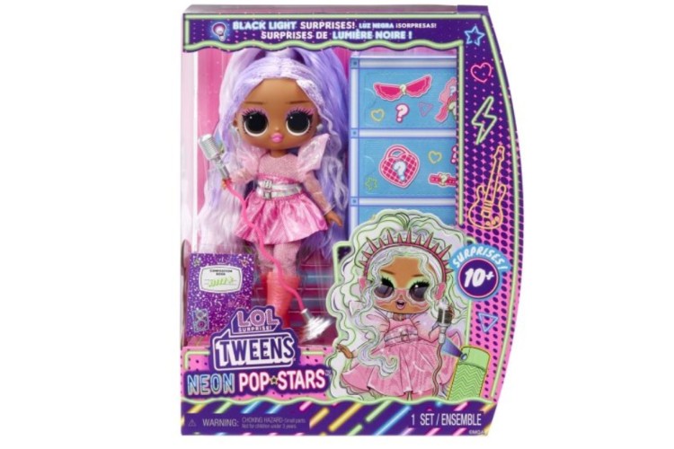 L.O.L Surprise Tweens Neon Pop Stars Doll - Kitty K
