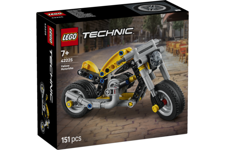 Lego Yellow Motorcycle 42225