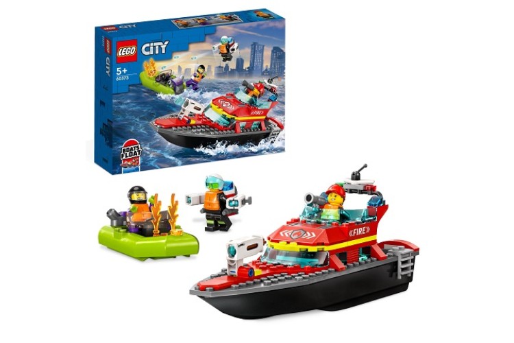 Lego City Fire Rescue Boat 60373