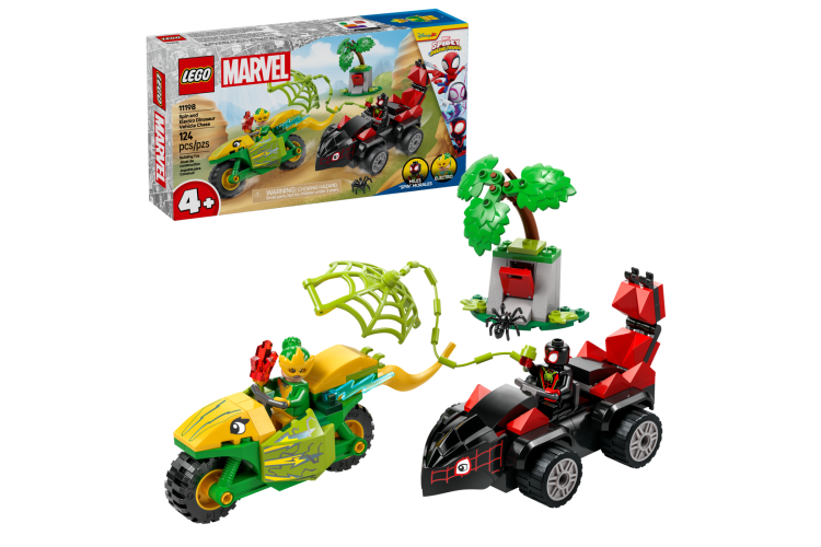 Lego Marvel Spin and Electro Dinosaur Vehicle Chase 1198