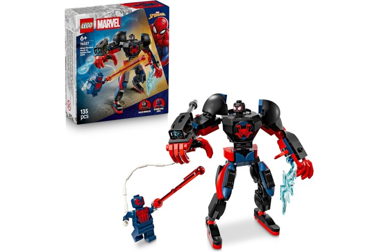 Lego Miles Morales Mech vs. Spider-Man 76337