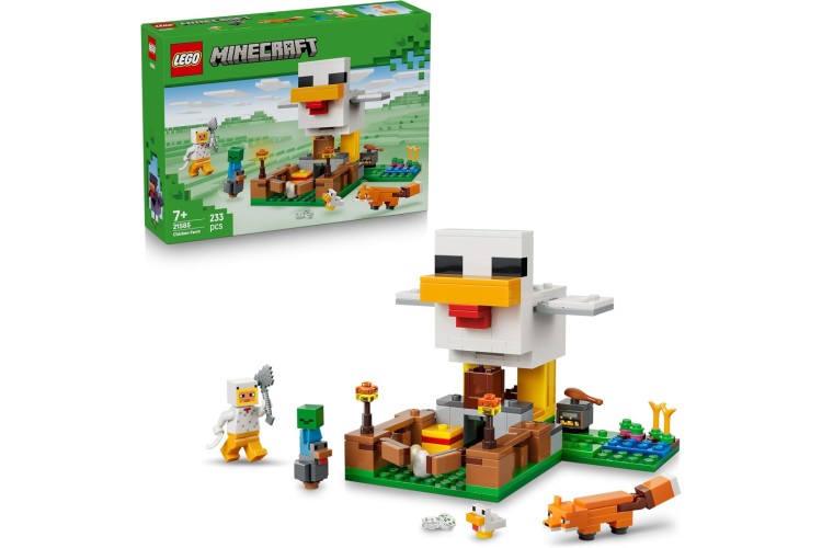 Lego Minecraft Chicken Farm 21585