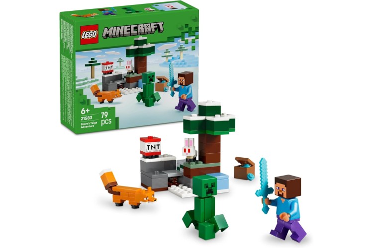 LEGO Minecraft Steve's Taiga Adventure 21583