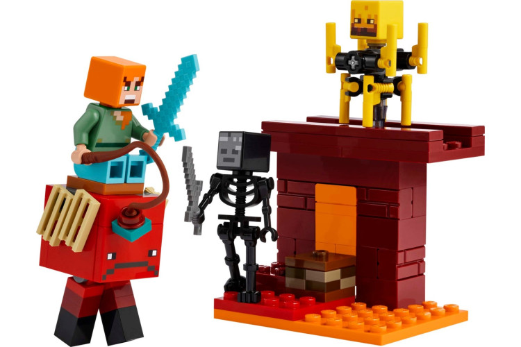 Lego Minecraft The Nether Lava Battle 21266