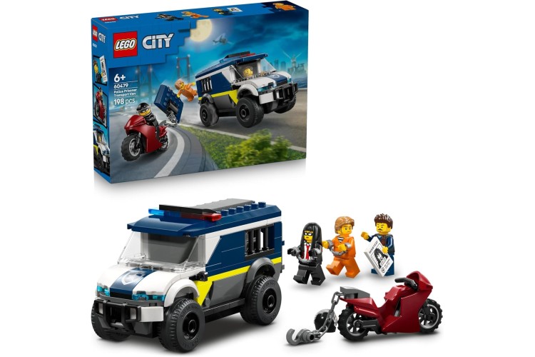  Lego City Police Prisoner Transport Van 60479