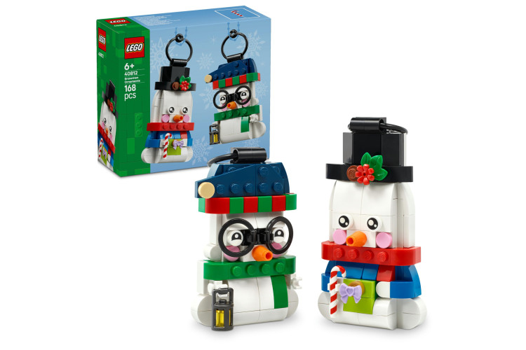 Lego Snowman Ornaments 40812